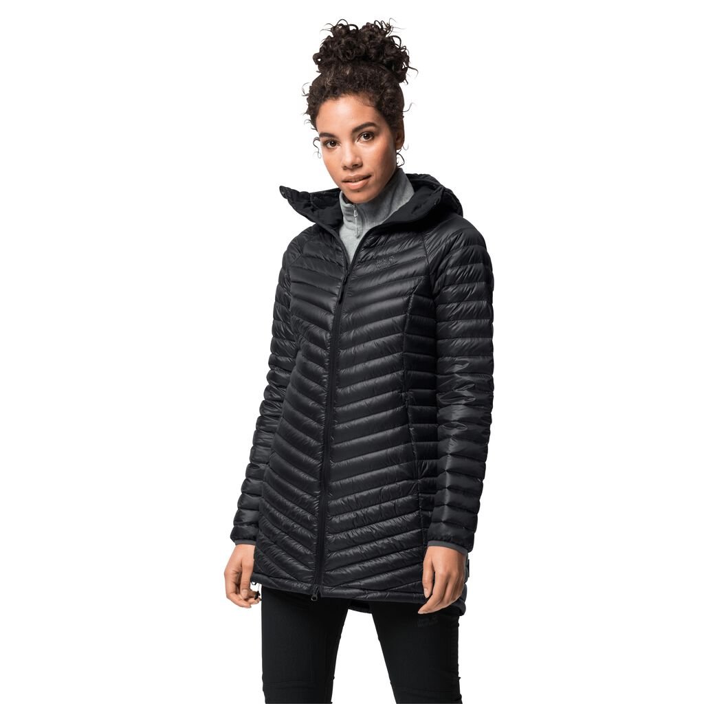 Jack Wolfskin ATMOSPHERE Vestes Femme Noir - LYJMEVD-48